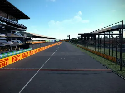 F1 Italy Track Low-poly 3D model