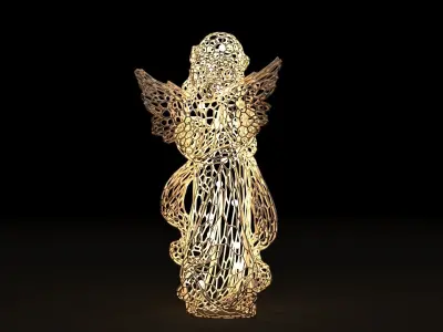 Angel figurine 3D print model