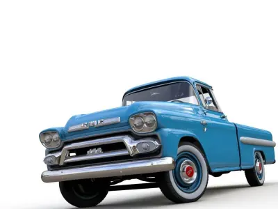 GMC 100 PICKUP FLEETSIDE LONG 1959 3D model