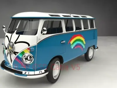 VW Transported T1 1950 3D model