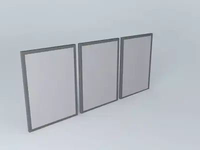 Bands panels - ROCK Free 3D model