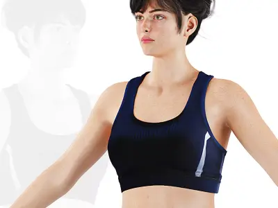 Modern Athletic Balance Figure 3D model