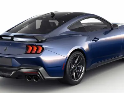 Mustang 2024 Dark Horse  3D model