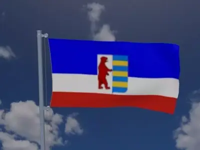 Ruthenian flag Free 3D model