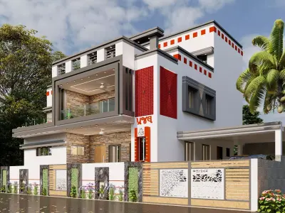 5BHK sweet home  3D model