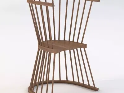 Flip Garden Chair 3D model