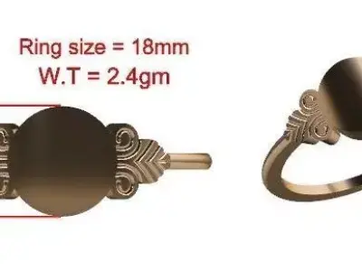 Edwardian Ring Free 3D print model