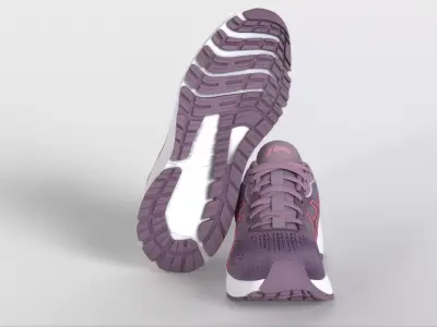 ASICS Womens GT 1000 11 Running Shoes Low-poly 3D model