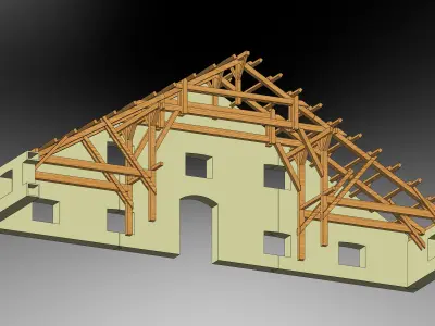 3d Printer Ready - SILVER MINING FACTORY IN ATTICA  3D print model