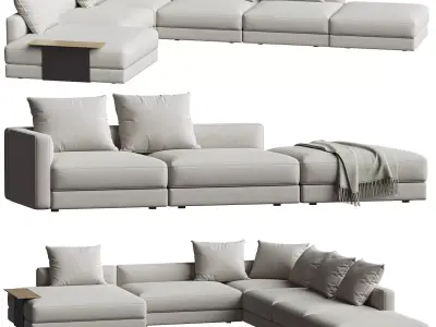 Luxury living Versache V21 SIGNATURE SOFA 3D model