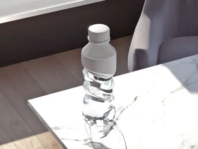 Bottle of water 3D model