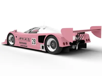Nissan R90CK Italya Team Racing 1990 3d model 3D model