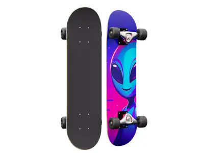 Skateboard 08 3D model