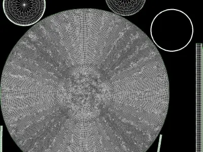 Grey Stool Free 3D model