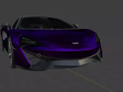 2020 McLaren 570S spider 3D model