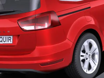 Seat Alhambra 2018 VRAY 3D model