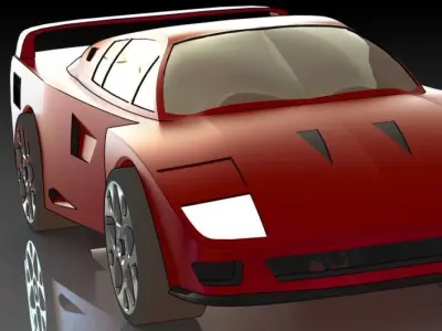Ferrari F40 Free 3D print model