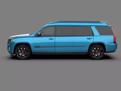 Cadillac Escalade Limousine Luxury Stretch SUV 3D model