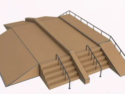 Skate Park 3D model