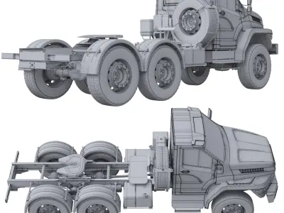 URAL NEXT Chassis 3D model