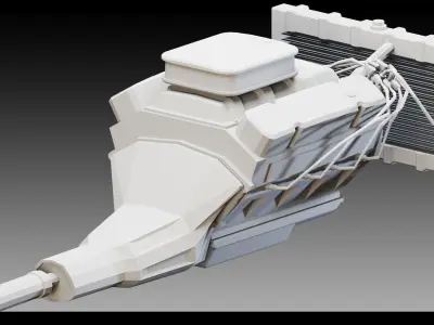 11 Industrial Engines- Vol 04- High detail 3d models Low-poly 3D model
