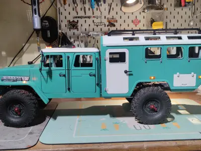 Crawler 4320 DC Expedition Cab - 1-10 RC body attachment 3D print model