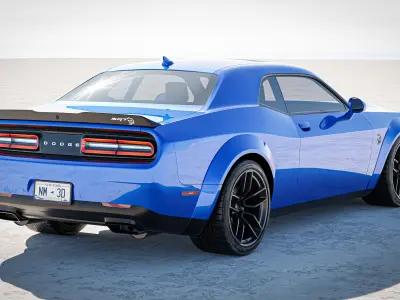 Dodge Challenger SRT Hellcat Widebody 2022 3D model