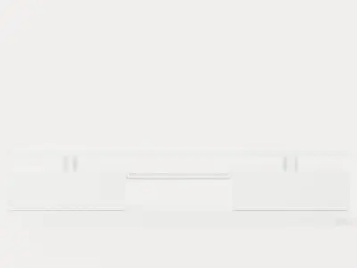 Jugansbo TV Bench 180 Cm 2 Shelves Led Lighting Low-poly 3D model