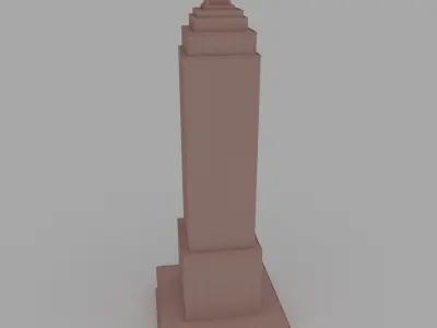 SKYSCRAPERS empire state building Free 3D model