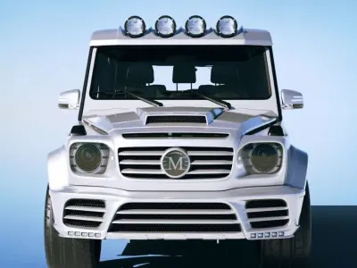 Mercedes AMG G63 Mansory Gronos 2017 Low-poly 3D model