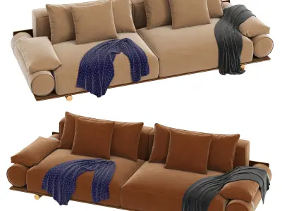 Donovan Roll Sofa 3D model