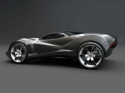 Coupeo Concept Sports Car 3D model