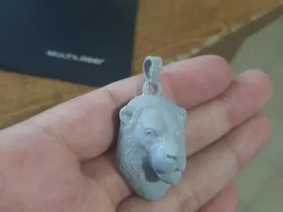 Lion keychain Free 3D print model