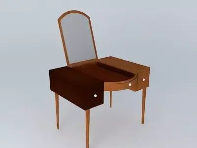 classical model - poudreuse 3D Free 3D model