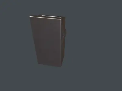 Prison Toilet Low-poly 3D model