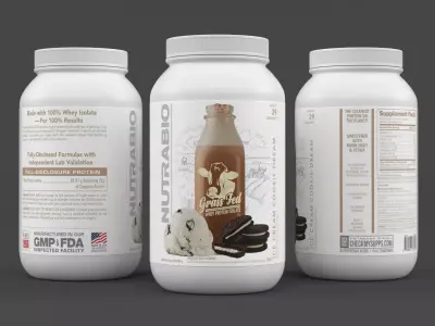 Protein Powder 3D model 34