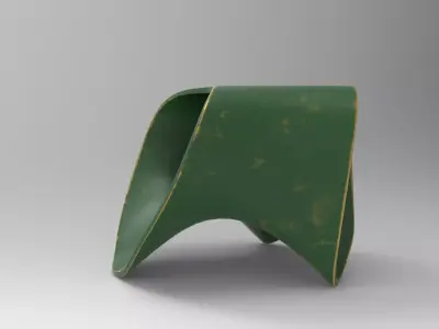 Guma Chair Low-poly 3D model