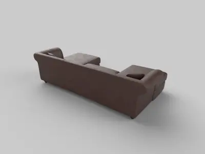 Sofa set 3D model