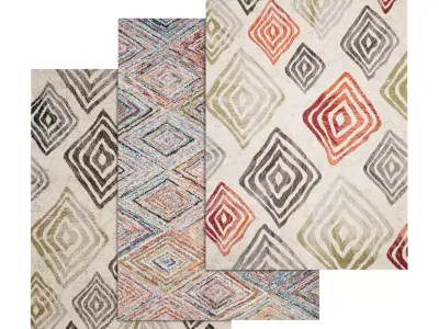 Rug Set 398 3D model