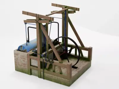 Steam Engine 3D model by kennedyjoan48