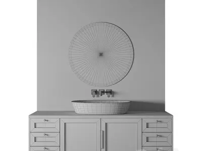 Luxury Bathroom 262 3D model