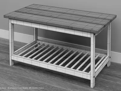 Shoe Rack - 4k Textures 3D model