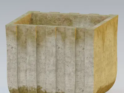 Garden urn planter50 3D model