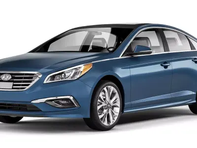 Hyundai Sonata LF 2014 3D model