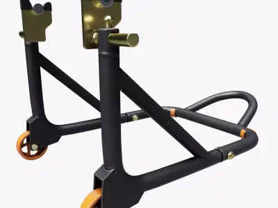 Rear Paddock Stand 01 Low-poly 3D model