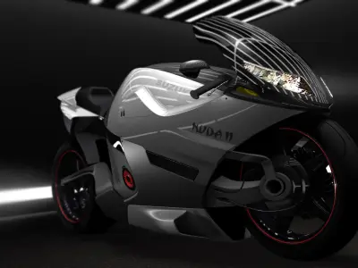 suzuki concept bike Low-poly 3D model