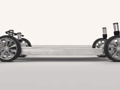 Tesla Model S Chassis 3D model