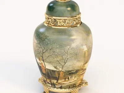 Antique Art Vase 3D model
