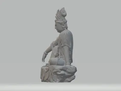 Guanyin Bodhisattva Buddha Statue  3D print model buy