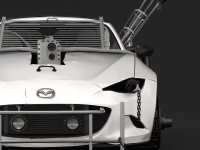 Mad Max Mazda MX 5 Maita Crusher 3D model